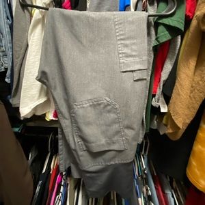 Figs maternity scrub pants, straight leg, graphite, s